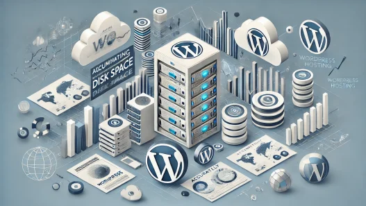 WordPress hosting disk space needs