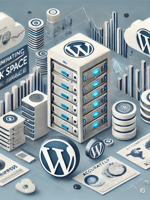 WordPress hosting disk space needs